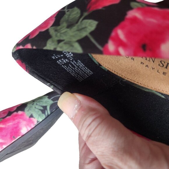 Christian Siriano Floral Pointed Toe Pump Pink Black Women's 10 - Picture 11 of 15